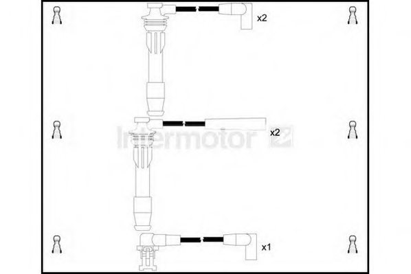 STANDARD 73304 Ignition Cable Kit